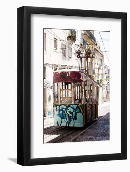 Welcome to Portugal Collection - Lisbon Bica Tram Graffiti III-Philippe Hugonnard-Framed Photographic Print