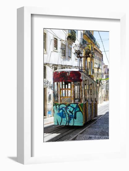 Welcome to Portugal Collection - Lisbon Bica Tram Graffiti-Philippe Hugonnard-Framed Photographic Print