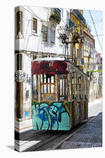 Welcome to Portugal Collection - Lisbon Bica Tram Graffiti-Philippe Hugonnard-Stretched Canvas