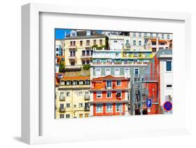 Welcome to Portugal Collection - Mix of Colorful Facades-Philippe Hugonnard-Framed Photographic Print