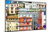 Welcome to Portugal Collection - Mix of Colorful Facades-Philippe Hugonnard-Mounted Photographic Print
