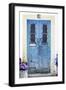 Welcome to Portugal Collection - Old Light Blue Front Door-Philippe Hugonnard-Framed Photographic Print