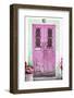 Welcome to Portugal Collection - Old Pink Door-Philippe Hugonnard-Framed Photographic Print