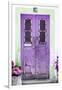 Welcome to Portugal Collection - Old Purple Front Door-Philippe Hugonnard-Framed Photographic Print