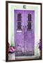 Welcome to Portugal Collection - Old Purple Front Door-Philippe Hugonnard-Framed Photographic Print