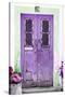 Welcome to Portugal Collection - Old Purple Front Door-Philippe Hugonnard-Stretched Canvas