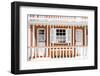 Welcome to Portugal Collection - Orange and White Striped House Facade-Philippe Hugonnard-Framed Photographic Print