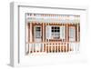 Welcome to Portugal Collection - Orange and White Striped House Facade-Philippe Hugonnard-Framed Photographic Print
