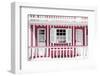 Welcome to Portugal Collection - Pink and White Striped House Facade-Philippe Hugonnard-Framed Photographic Print