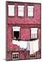 Welcome to Portugal Collection - Pink Brick Facade-Philippe Hugonnard-Mounted Photographic Print