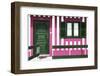 Welcome to Portugal Collection - Pink Striped Beach House-Philippe Hugonnard-Framed Photographic Print