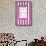 Welcome to Portugal Collection - Pink Striped Window-Philippe Hugonnard-Framed Stretched Canvas displayed on a wall