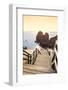 Welcome to Portugal Collection - Praia do Camilo Stairs at Sunset II-Philippe Hugonnard-Framed Photographic Print