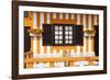 Welcome to Portugal Collection - Pretty Orange Striped House Facade-Philippe Hugonnard-Framed Photographic Print