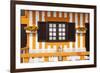 Welcome to Portugal Collection - Pretty Orange Striped House Facade-Philippe Hugonnard-Framed Photographic Print