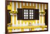 Welcome to Portugal Collection - Pretty Yellow Striped House Facade-Philippe Hugonnard-Framed Photographic Print