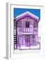 Welcome to Portugal Collection - Purple Striped House-Philippe Hugonnard-Framed Premium Photographic Print