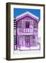 Welcome to Portugal Collection - Purple Striped House-Philippe Hugonnard-Framed Photographic Print