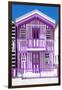 Welcome to Portugal Collection - Purple Striped House-Philippe Hugonnard-Framed Photographic Print