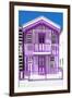 Welcome to Portugal Collection - Purple Striped House-Philippe Hugonnard-Framed Photographic Print