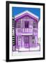 Welcome to Portugal Collection - Purple Striped House-Philippe Hugonnard-Framed Photographic Print