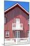 Welcome to Portugal Collection - Red and White Striped Facade-Philippe Hugonnard-Mounted Photographic Print