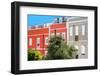 Welcome to Portugal Collection - Red Facade Lisbon-Philippe Hugonnard-Framed Photographic Print