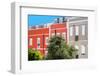 Welcome to Portugal Collection - Red Facade Lisbon-Philippe Hugonnard-Framed Photographic Print