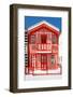 Welcome to Portugal Collection - Red Striped House-Philippe Hugonnard-Framed Photographic Print