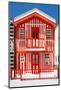 Welcome to Portugal Collection - Red Striped House-Philippe Hugonnard-Mounted Photographic Print