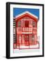 Welcome to Portugal Collection - Red Striped House-Philippe Hugonnard-Framed Premium Photographic Print