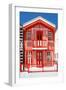 Welcome to Portugal Collection - Red Striped House-Philippe Hugonnard-Framed Premium Photographic Print