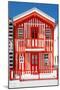 Welcome to Portugal Collection - Red Striped House-Philippe Hugonnard-Mounted Premium Photographic Print