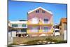 Welcome to Portugal Collection - Red Striped House-Philippe Hugonnard-Mounted Photographic Print