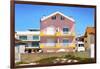 Welcome to Portugal Collection - Red Striped House-Philippe Hugonnard-Framed Photographic Print