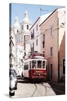 Welcome to Portugal Collection - Red Tram Lisbon II-Philippe Hugonnard-Stretched Canvas