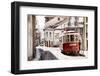 Welcome to Portugal Collection - Red Tram Old Town Lisbon II-Philippe Hugonnard-Framed Photographic Print