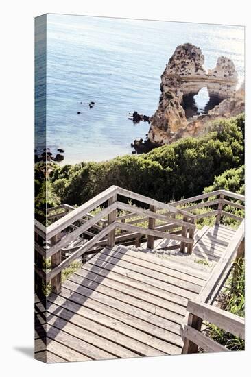 Welcome to Portugal Collection - Stairs to access the paradise Beach II-Philippe Hugonnard-Stretched Canvas