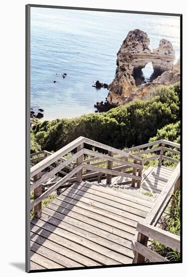 Welcome to Portugal Collection - Stairs to access the paradise Beach II-Philippe Hugonnard-Mounted Photographic Print