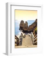 Welcome to Portugal Collection - Stairs to the Beach at Sunset-Philippe Hugonnard-Framed Photographic Print