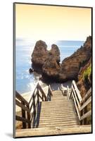Welcome to Portugal Collection - Stairs to the Beach at Sunset-Philippe Hugonnard-Mounted Photographic Print