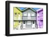 Welcome to Portugal Collection - Three Houses with Colorful Stripes I-Philippe Hugonnard-Framed Photographic Print