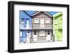 Welcome to Portugal Collection - Three Houses with Colorful Stripes II-Philippe Hugonnard-Framed Photographic Print