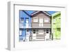 Welcome to Portugal Collection - Three Houses with Colorful Stripes II-Philippe Hugonnard-Framed Photographic Print