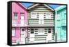 Welcome to Portugal Collection - Three Houses with Colorful Stripes IV-Philippe Hugonnard-Framed Stretched Canvas