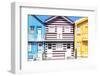 Welcome to Portugal Collection - Three Houses with Colorful Stripes V-Philippe Hugonnard-Framed Photographic Print