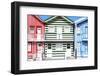 Welcome to Portugal Collection - Three Houses with Colorful Stripes-Philippe Hugonnard-Framed Photographic Print
