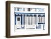 Welcome to Portugal Collection - Traditional Blue Striped Facade-Philippe Hugonnard-Framed Photographic Print