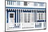 Welcome to Portugal Collection - Traditional Blue Striped Facade-Philippe Hugonnard-Mounted Photographic Print
