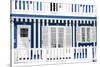 Welcome to Portugal Collection - Traditional Blue Striped Facade-Philippe Hugonnard-Stretched Canvas